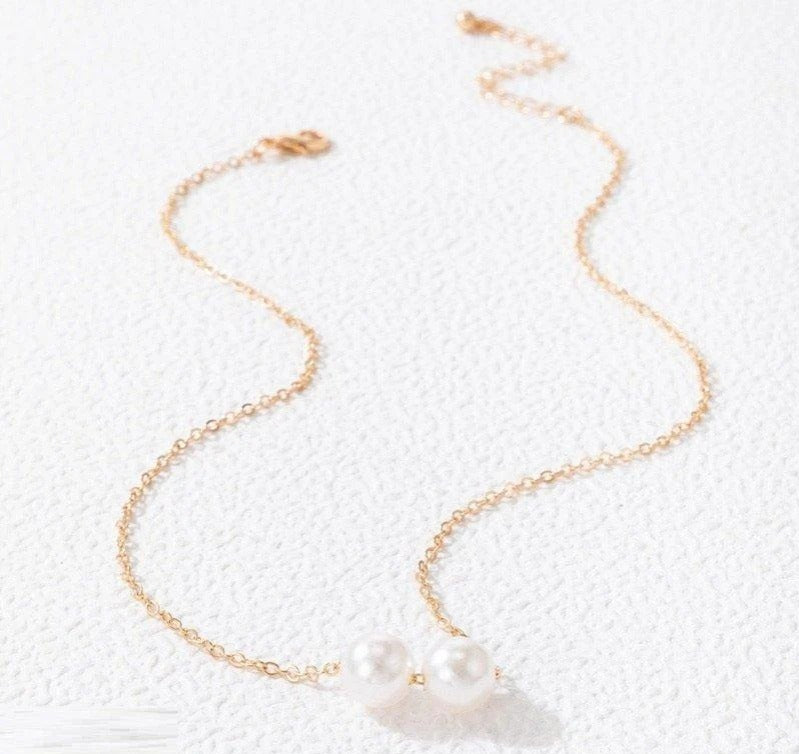 Deux Perles Necklace