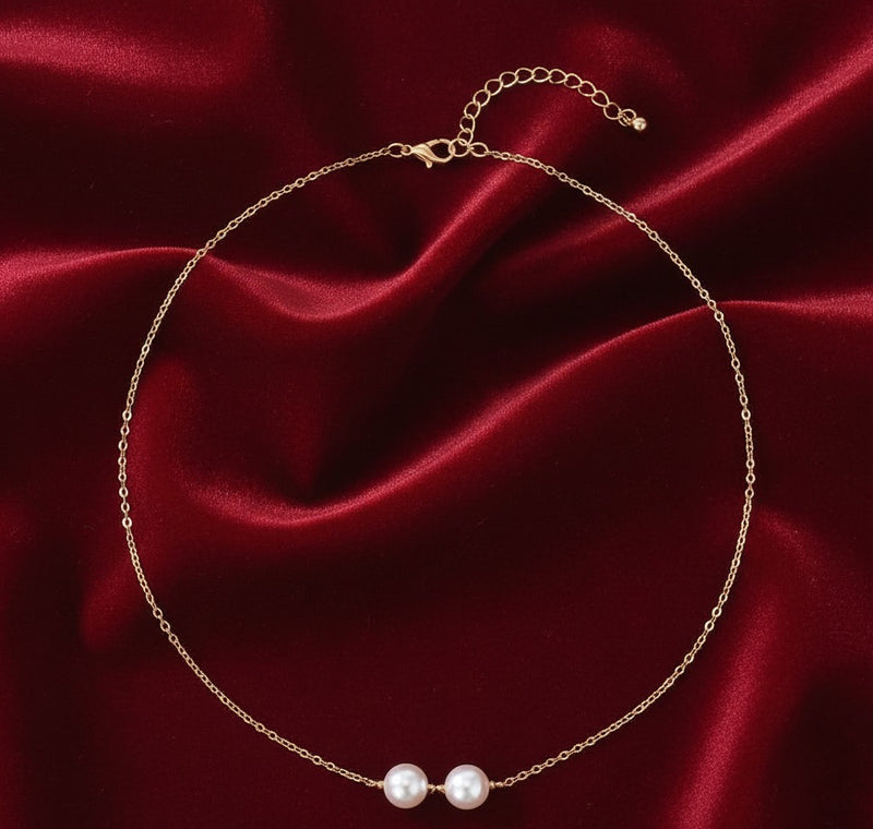 Deux Perles Necklace